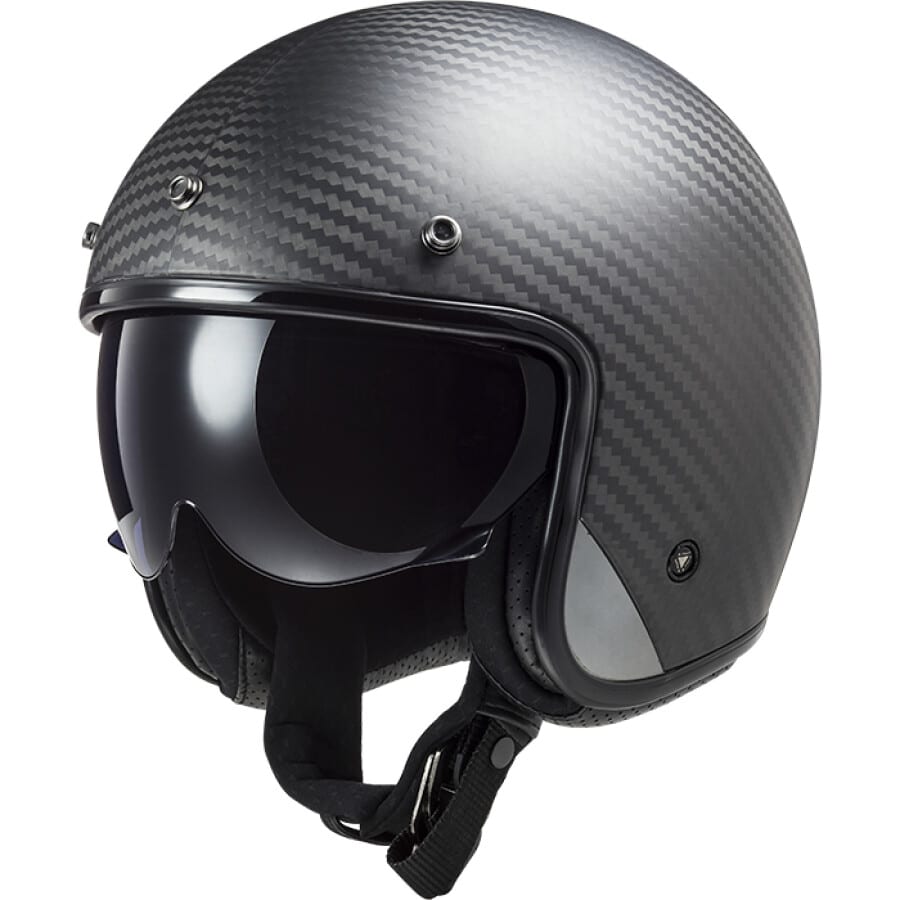 Casco jet LS2 OF601 Bob II Carbon