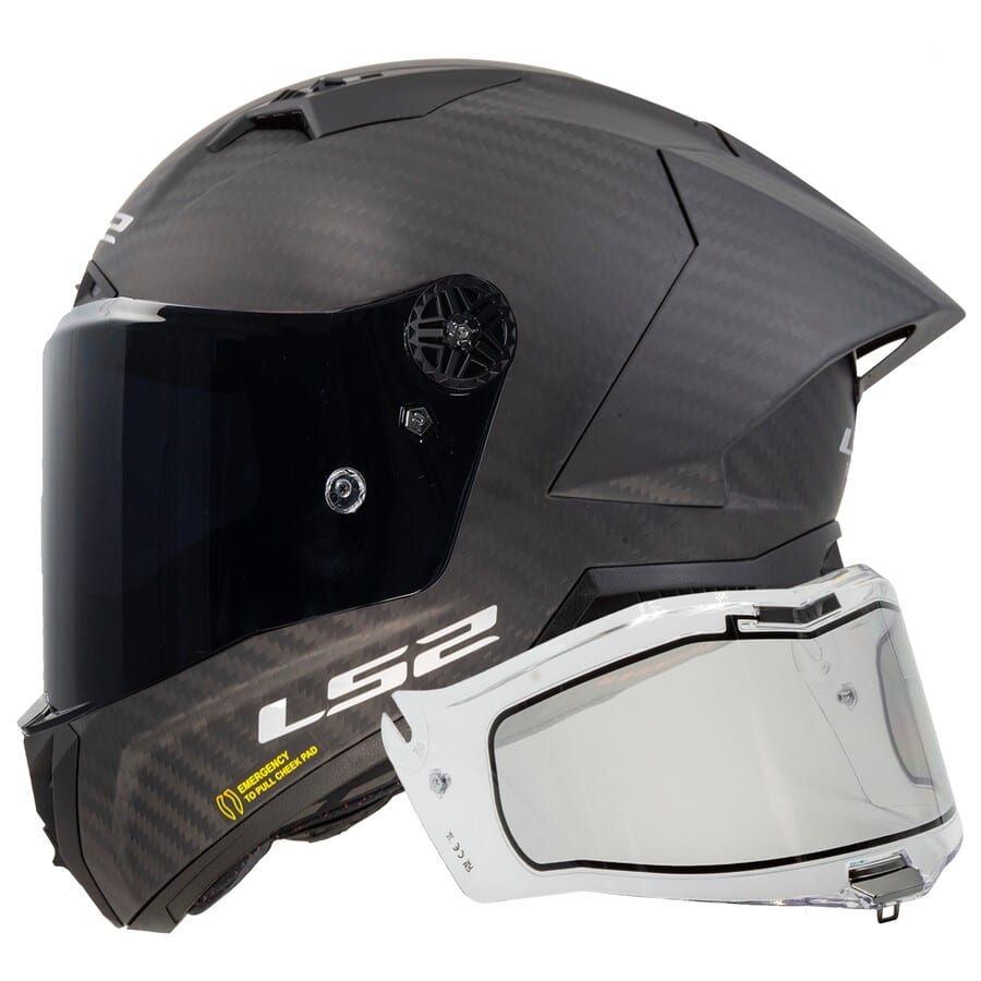 Casco integral LS2 FF805 Thunder GP Aero + LS2 Irid® Dynamic Visor